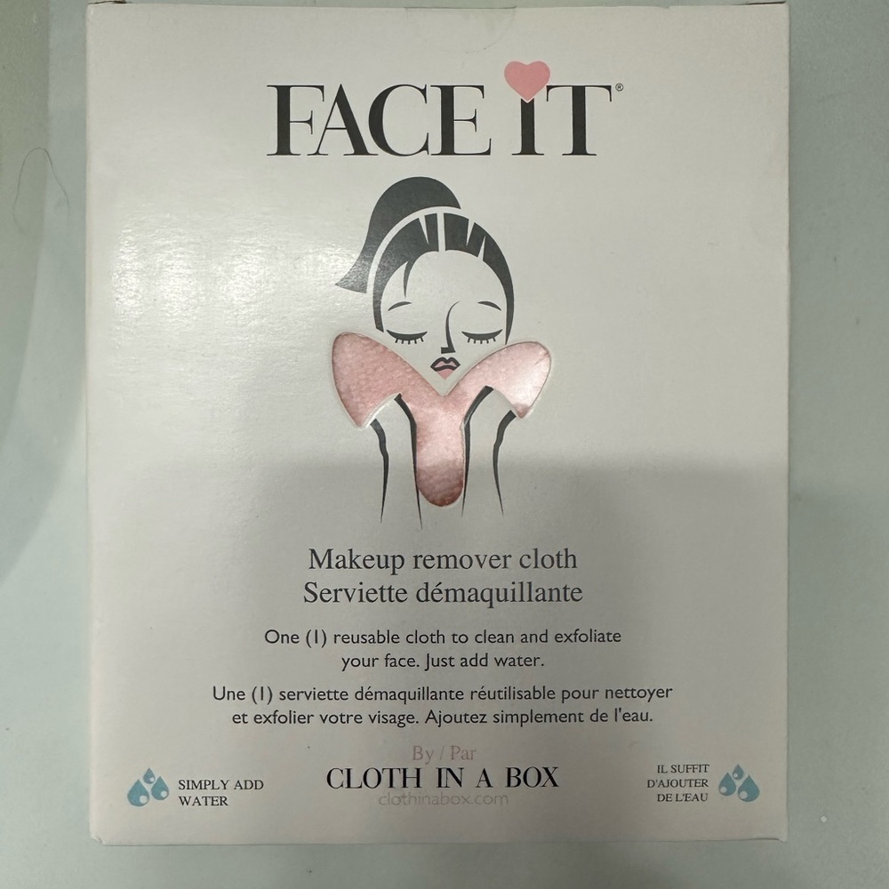Cloth In A Box Face It Pink Ultra Soft Microfiber Makeup Remover